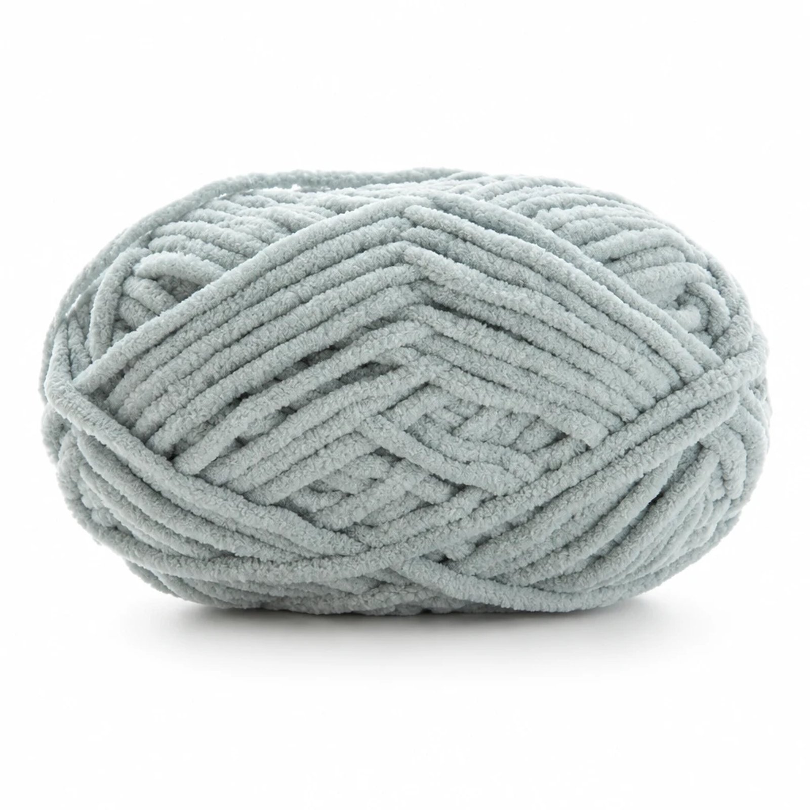 Hilo de chenilla gris claro, 50 g