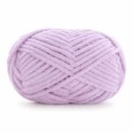 Hilo de chenilla lila, 50 g