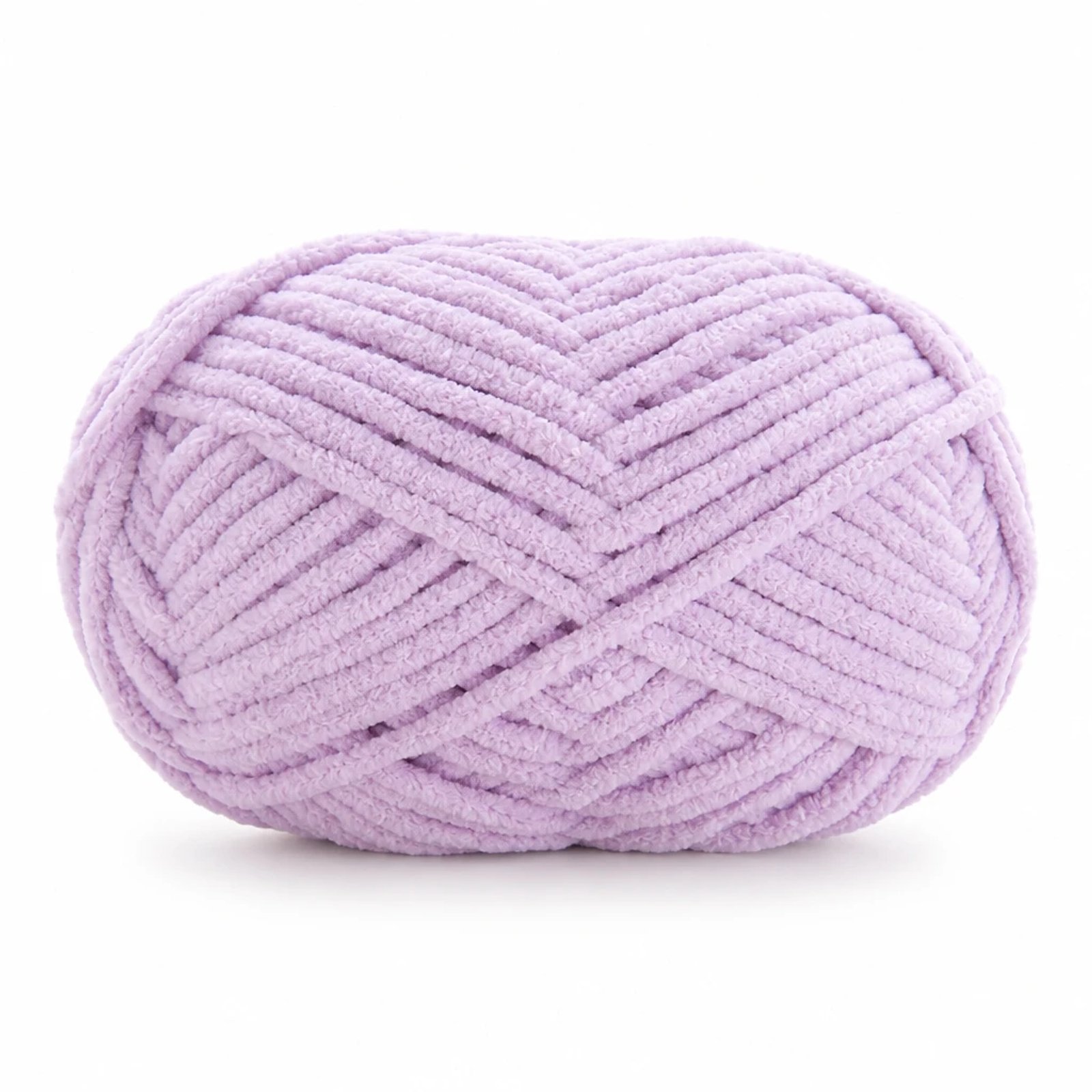 Hilo de chenilla lila, 50 g