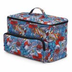 Bolsa de labores floral multicolor