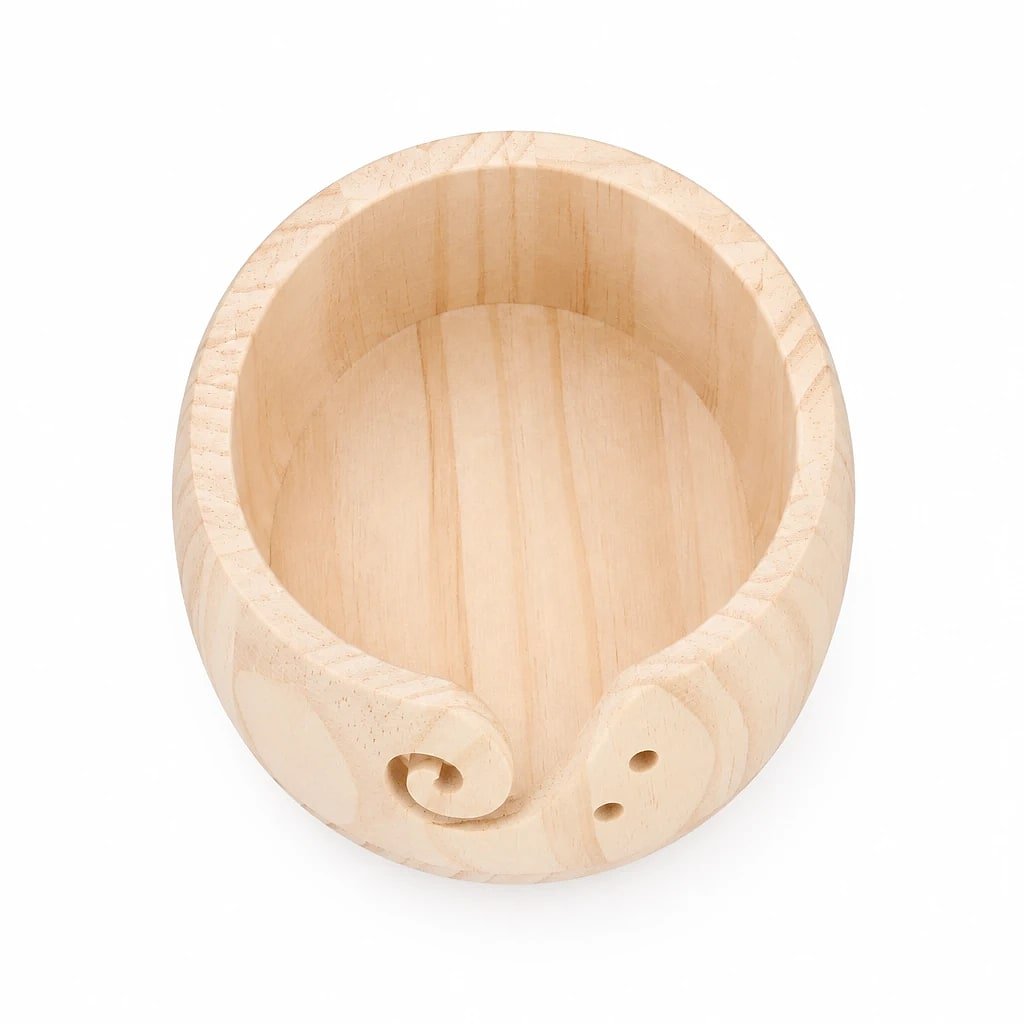 Organizador de Hilos de Coser, Madera Natural