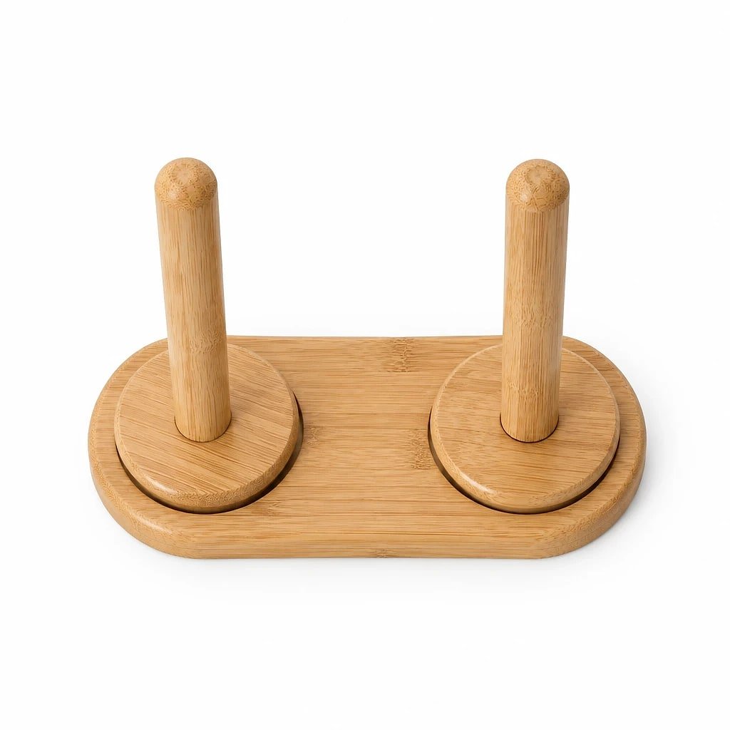 Soporte de Bambú para Ovillos