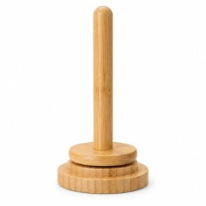 Soporte de bambú para ovillos