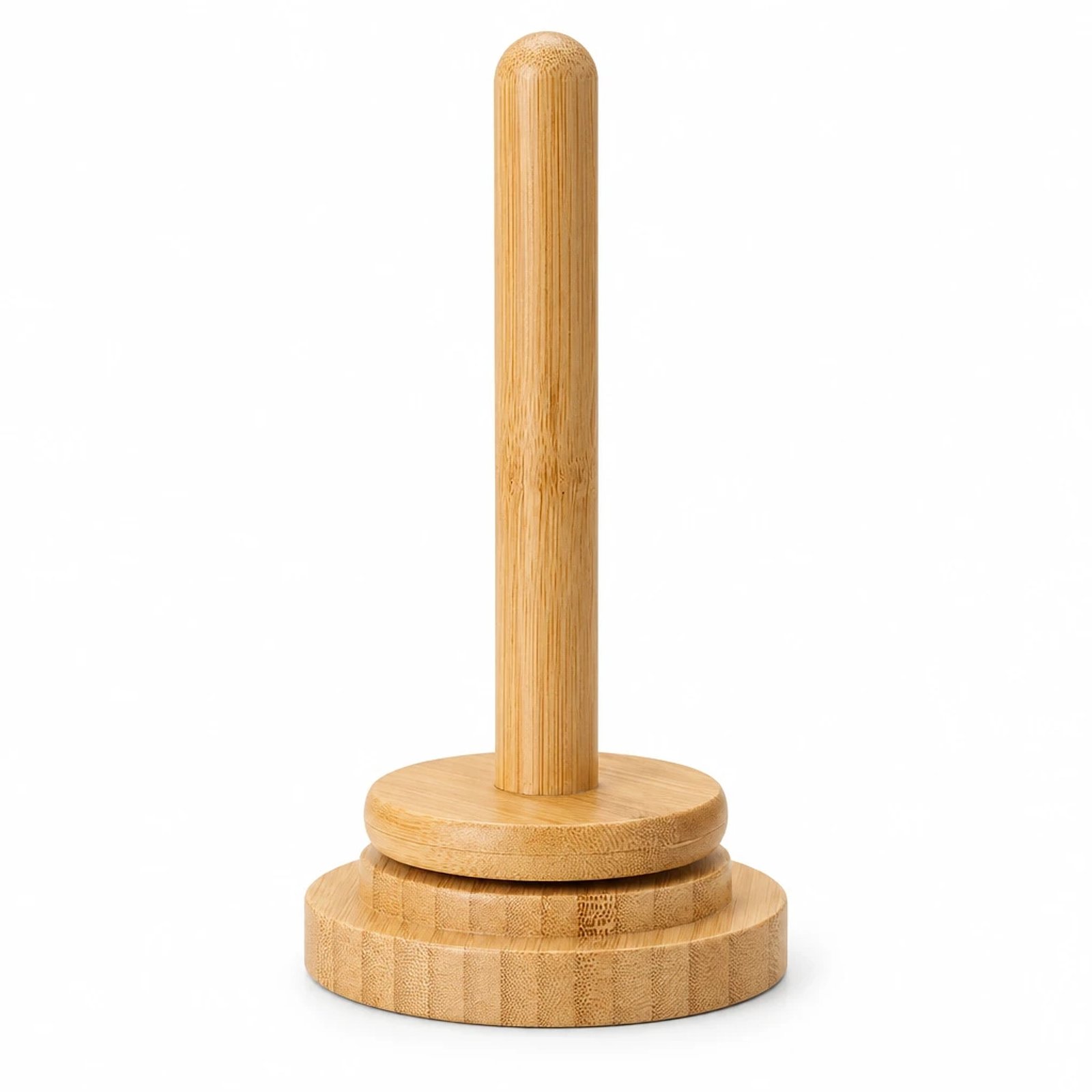 Soporte de bambú para ovillos