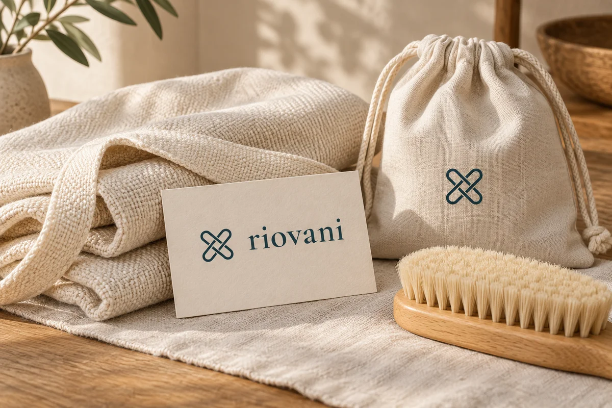 Composición editorial Riovani sobre el cuidado y almacenamiento de textiles